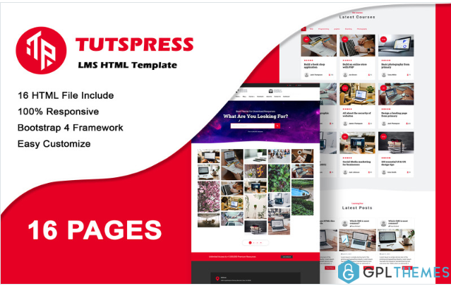 Tutspress – Multipurpose Education HTML Template