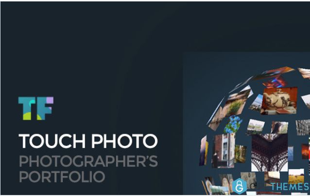 Touch Photo Website Template