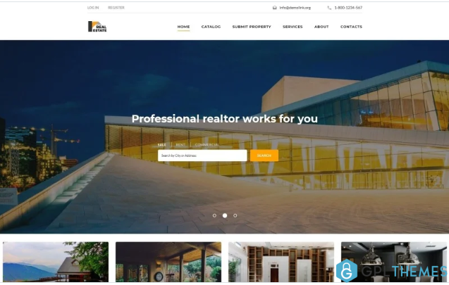 Real Estate Resposive Bootstrap Website Template