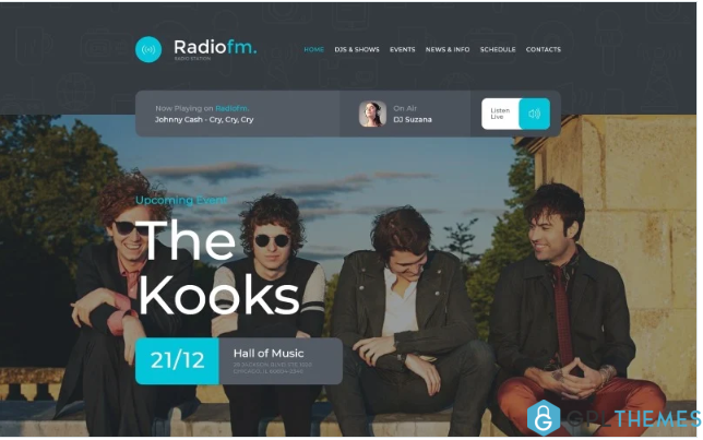 RadioFM Website Template
