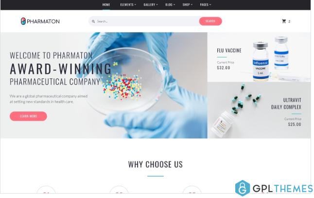 Pharmaton – Drug Store Multipage Modern HTML Template Website Template