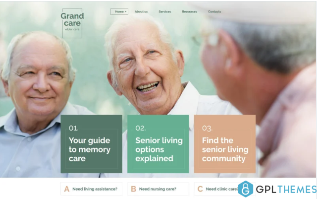 Grand Care Website Template