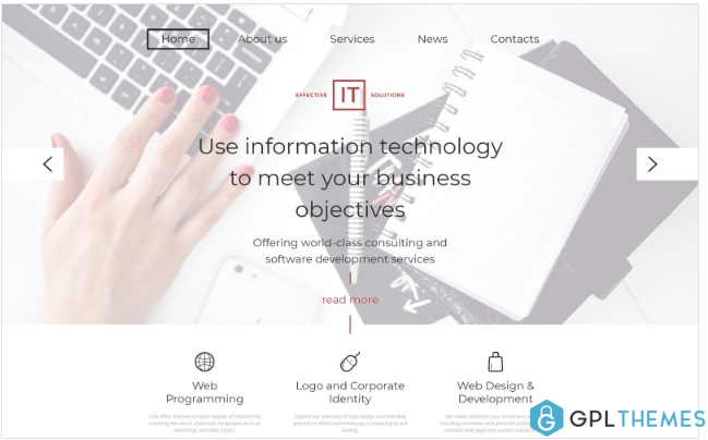 Effective IT Solutions Website Template