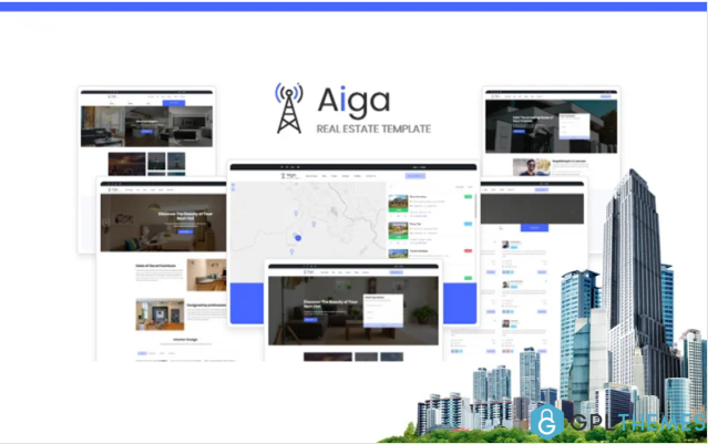Aiga – Real Estate HTML5 Website Template
