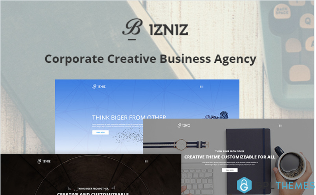 Bizniz – Creative Agency Website Template