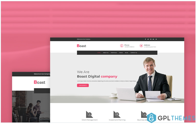 Boast – corporate Website Template