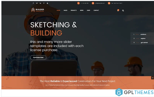 Builder – Construction and Building HTML Website Template