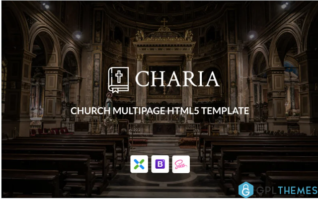 Charia – Modern Church HTML5 Website Template