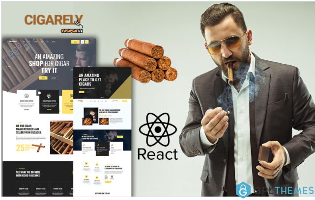Cigarely – Cigar Shop React Website Template