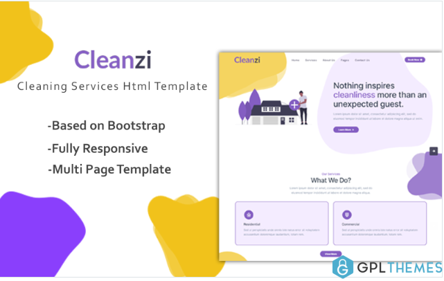 Cleanzi – Cleaning Service Html Website Template