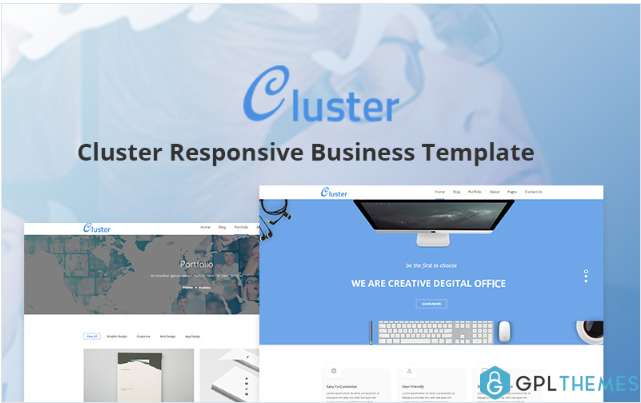 Cluster – Corporate Website Template