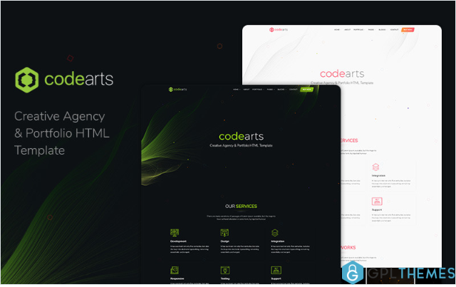 Codearts — Creative Agency & Portfolio Website Template