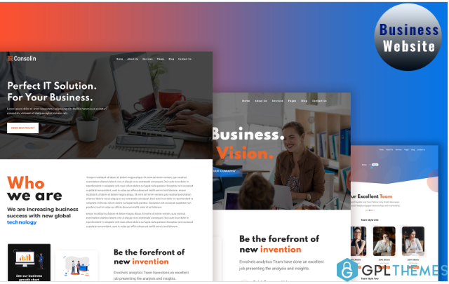 Consolin – Consulting Business HTML Template