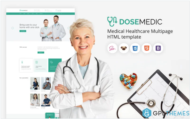 Download DoseMedic – HTML5 Medical Healthcare Template