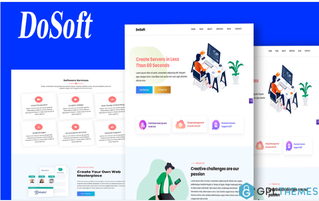 DoSoft – Startup, App, Technology & Software Bootstrap5 Template