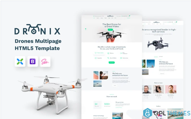 Dronix – Drone Store Website Template