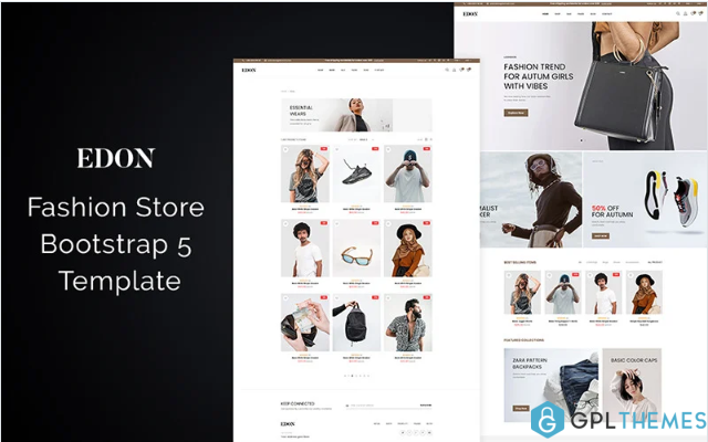 Edon – Fashion Store Bootstrap 5 Website Template