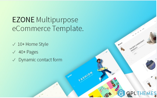 Ezone – eCommerce Website Template