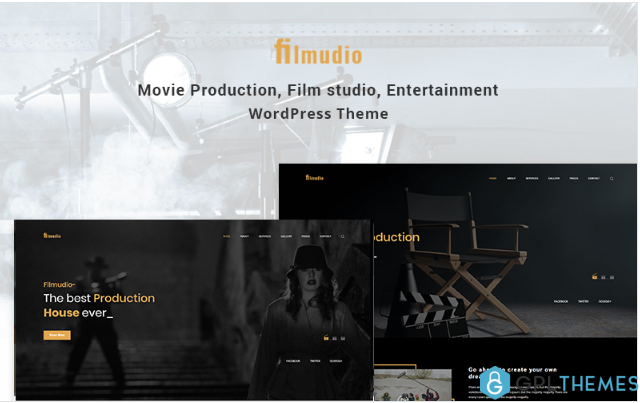Filmudio – Movie Production, Film studio, Creative & Entertainment WordPress Theme