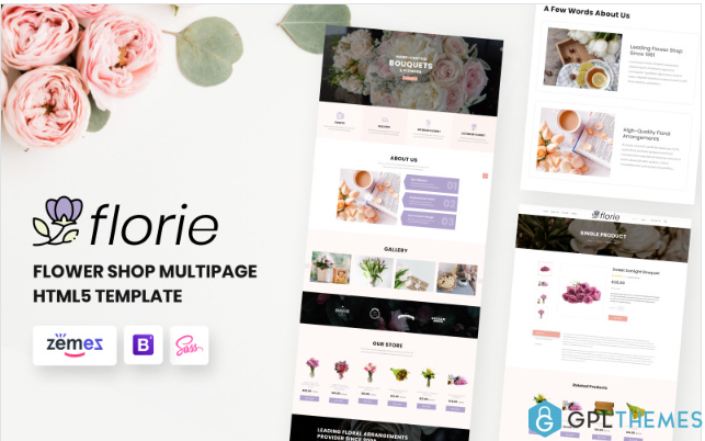 Florie – Flower Shop HTML5 Template