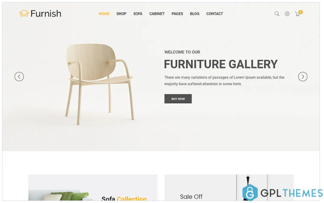 Furnish – Minimalist Furniture Website Template