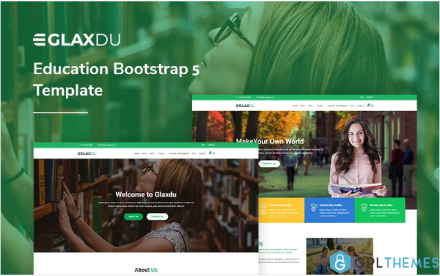 Glaxdu – Education Website Template