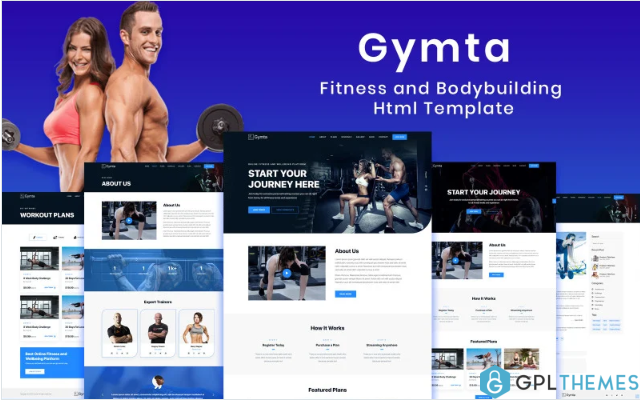 Gymta – Fitness & Bodybuilding Html Website Template