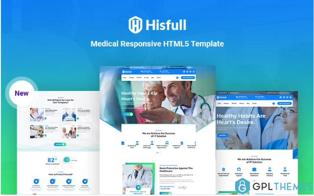 Hisfull – Medical Responsive HTML5 Website Template