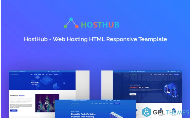 Hosthub – Web Hosting WHMCS Website HTML5 Template