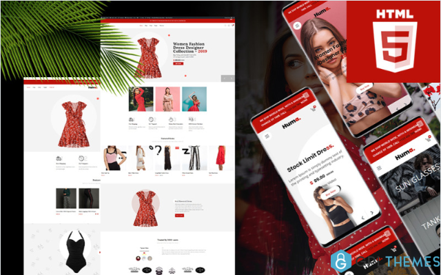 Huma – Bootstrap 4 ecommerce HTML5 Website Template
