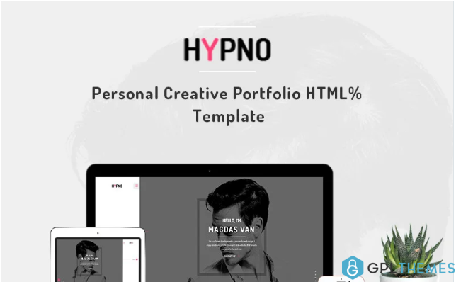 Hypno – Personal Creative Portfolio Website Template