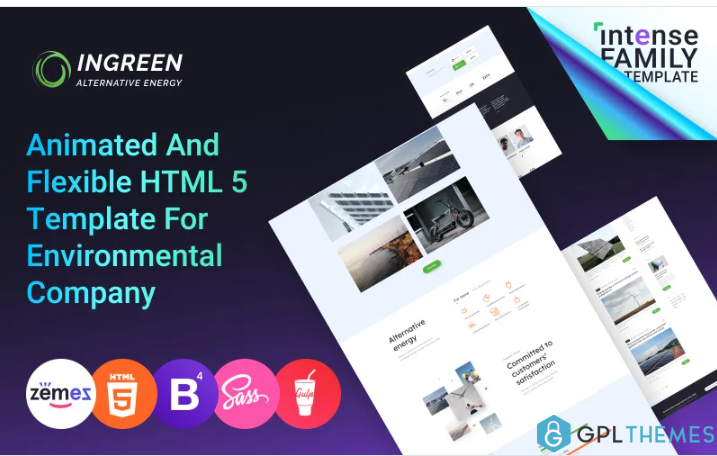 InGreen – Green Energy Website Template
