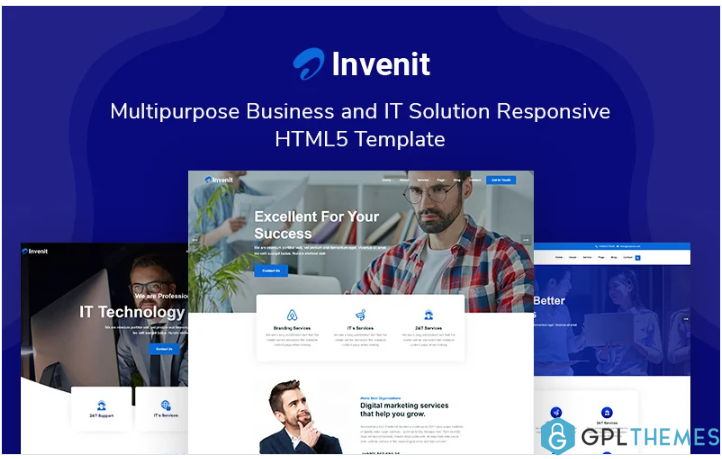 Invenit – Multipurpose Business and IT Solution Responsive