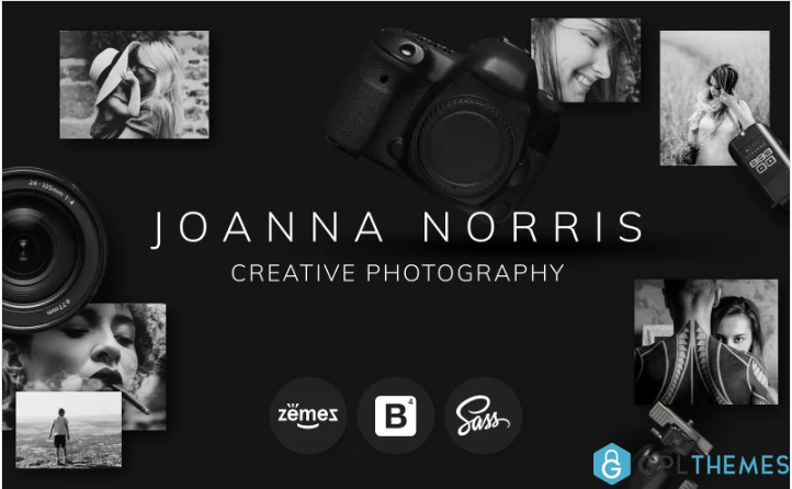 Joanna Norris – Photographer Portfolio Website Template