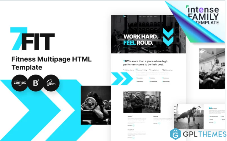 7Fit – Gym HTML5 Responsive Website Template
