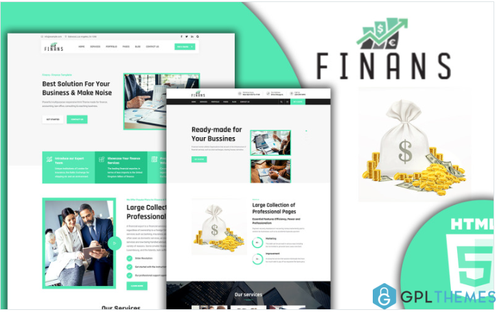 Finans – Financial HTML5 Template