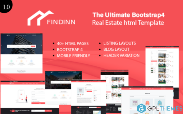 FindInn – Real Estate & Property Listing HTML Template