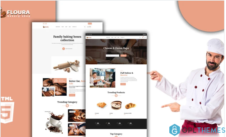 Floura – Bakery HTML Template