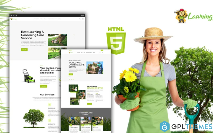 Lawning – Lawn Mowing Service HTML Template