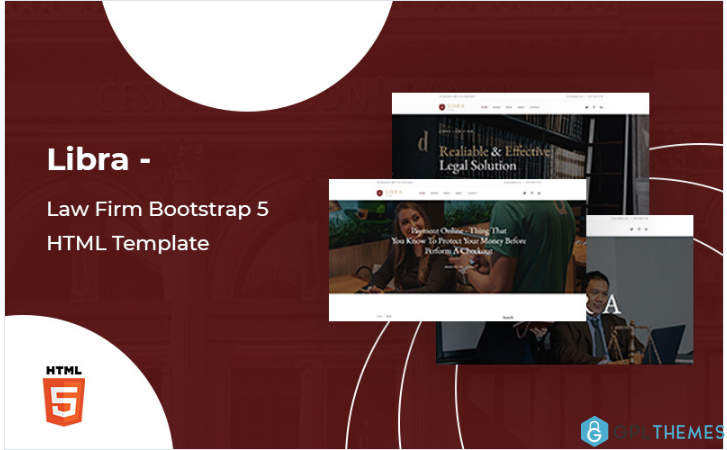 Libra – Law Firm Bootstrap 5 Website template