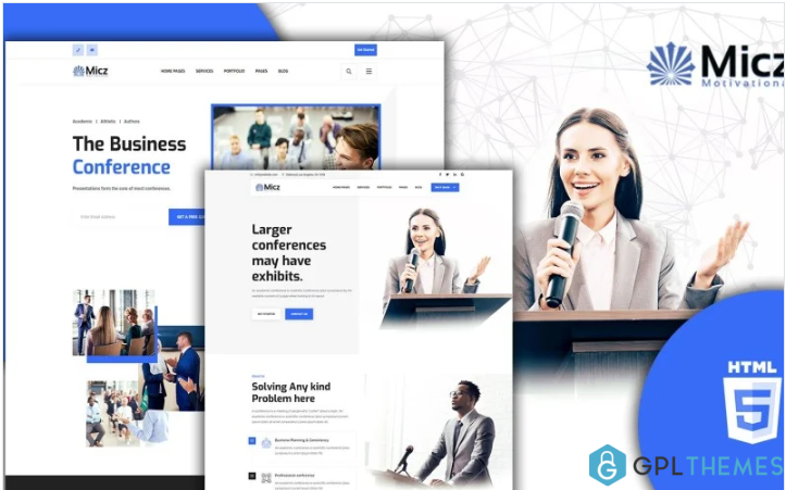 Micz Responsive Conference and Events HTML5 Template