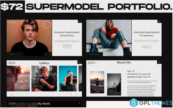 Model Portfolio Multipurpose HTML By WINK Website Template