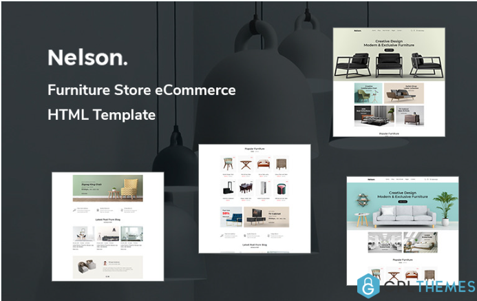 Nelson – Furniture Store eCommerce Website Template