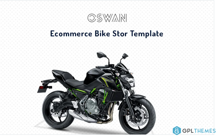 Oswan – eCommerce Bike Store Website Template