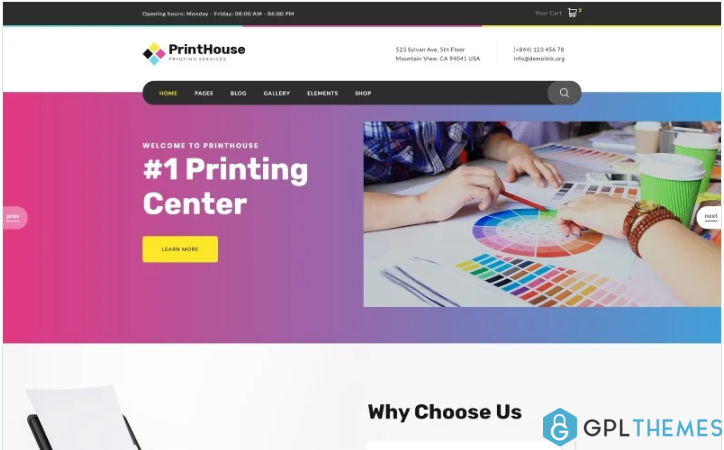 Print House – Print Shop Multipage Modern HTML Website Template