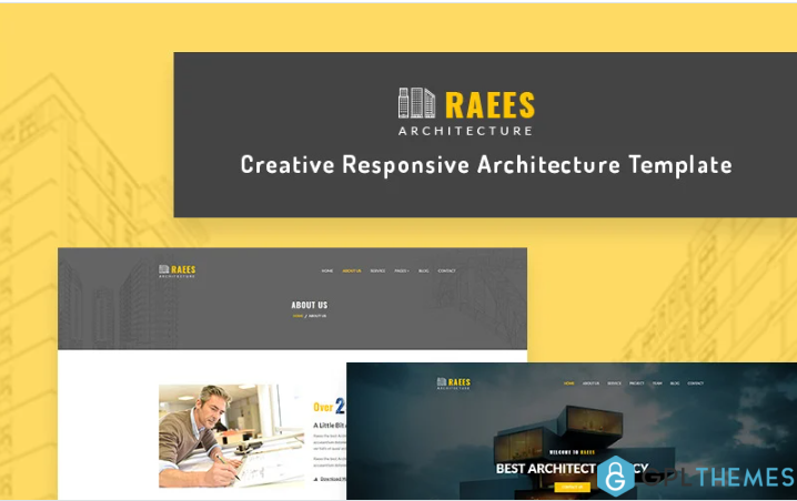 Raees – Responsive Architecture / Architect Website Template