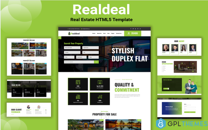 Realdeal – Real Estate Website Template