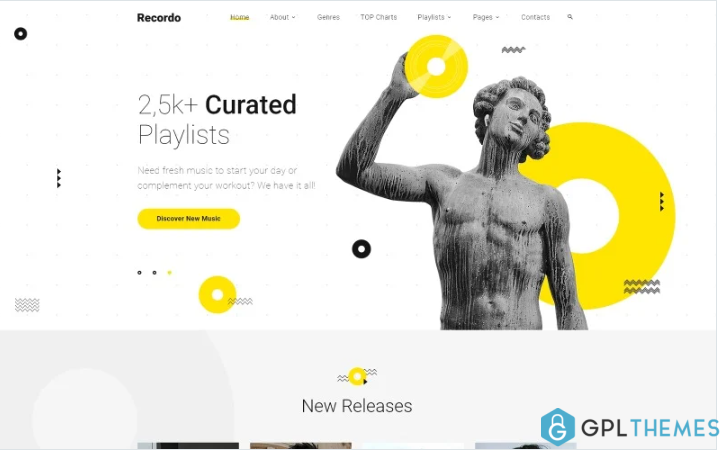 Recordo – Music Studio Creative Multipage HTML Website Template