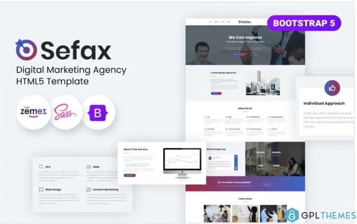 Sefax – SEO & Digital Marketing HTML5 Template
