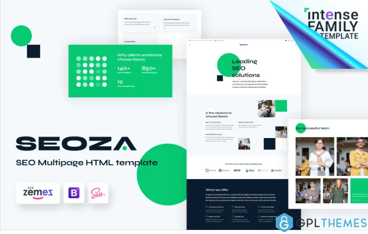 Seoza – SEO Agency HTML Website Template